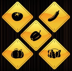 Yellow Signs - Vegetables N2