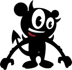 Monster Character Silhouette