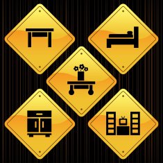Yellow Signs - Furniture