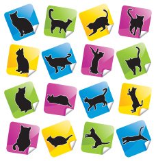 cat stickers N5