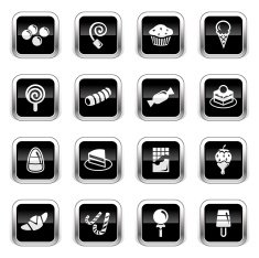 Supergloss Black Icons - Sweets & Candy