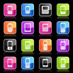 Ubergloss Icons - Mobile Devices