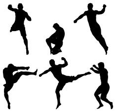 Multiple images of a man in different activities N2