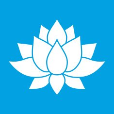 Nice lotus flower sign