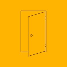 Door line icon