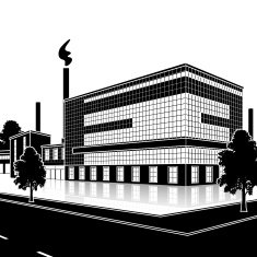 factory building with offices and production facilities N6