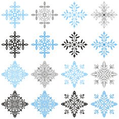 Winter Snowflakes Set N2