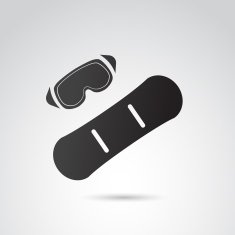 Snowboard icon