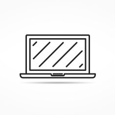 Laptop Line Icon N2