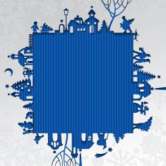 Christmas and New Year's frame