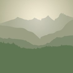 Mountain backdrop - VECTOR