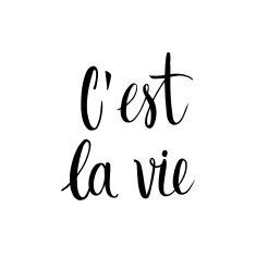 C'est la vie card
