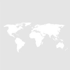 White world map on gray background N2