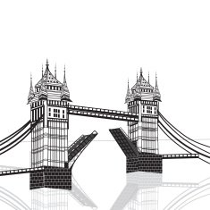 Tower Bridge London vector N2