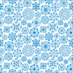 Snowflakes seamless pattern N10
