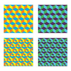 Seamless Cubes Patterns N2