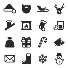 Santa Claus Icons N2
