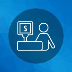 Cashier and cash register N2