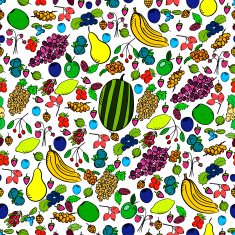 seamless pattern with fruit and berry N2
