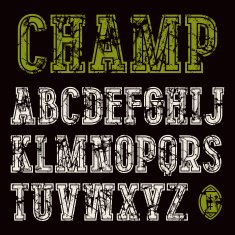 Serif font in college style