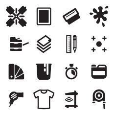 Screenprinting Icons N2