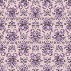 Seamless pattern violet tracery