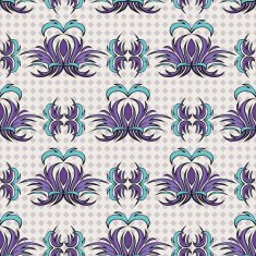 Seamless pattern the blue tracery