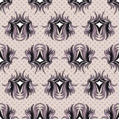 Seamless pattern the black and violet tracery