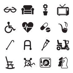Senior People Icons N2