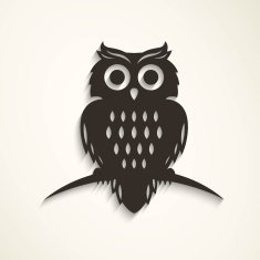 Vector Halloween Owl N2