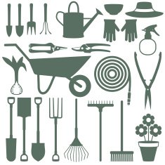 Gardening related vector icons 1
