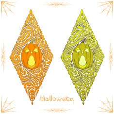 Abstract Pattern Pumpkin One N2