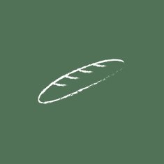 Baguette icon drawn in chalk N2