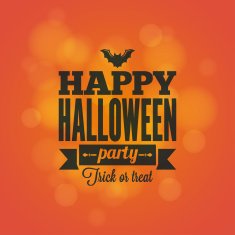 halloween holiday card design background