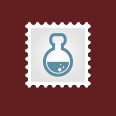 Flask medical stamp