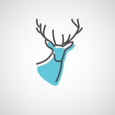 Deer logo design