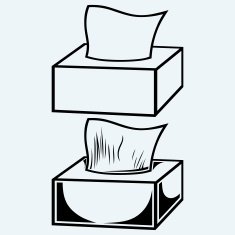 White tissue box N2