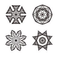 Vector tribal ornament set N2