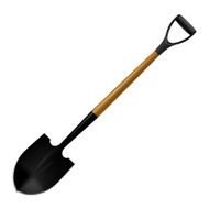 Illustration comfortable modern shovels Isolated Vector N2