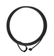Wild west lasso rope circle frame Black