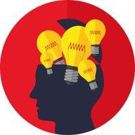 Illustration Vector Graphic Creativity and Ideas N2