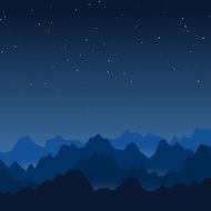 Night mountains
