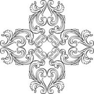 The baroque rosette element N2
