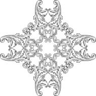 The page with art acanthus leaf N2