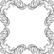 The vintage art frame element N2