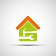 Silhouette of a house N2