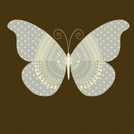 Abstract butterfly card N3
