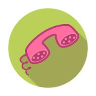 Round Icon Phone