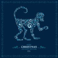 Monkey symbol of year 2016 N2