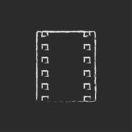 Negative icon drawn in chalk N3